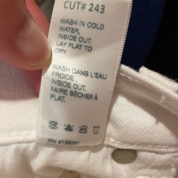 Baldwin KC White Maxwell Mid Rise Cropped Jeans - Picture 10 of 11